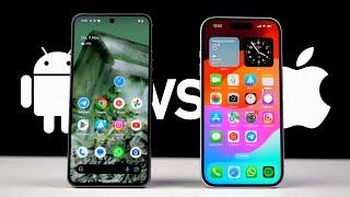 Google vs Apple - Wer ist besser? iPhone 15 vs. Pixel 8 #iosvsandroid