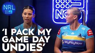 What superstitions plague the NRLW's top players? | NRL on Nine