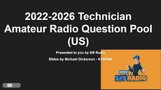 2022-2026 Technician Class Amateur Radio Question Pool Sub Element 1