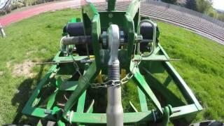 Laying Plastic Mulch - John Deere 4066R and Rainflo 2400 with GoPro Hero4