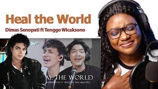Dimas Senopati ft Tenggo Wicaksono - Heal the World [Michael Jackson] | SINGER REACTION