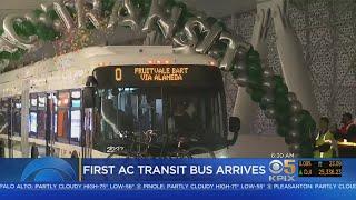 First AC Transit Commuter Buses Arrive To New Salesforce Transit Center