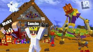 HELLOWEEN  BAYRAMIDA DAXSHATLI MAXLUQLAR PAYDO BO`LIB BIZNI QIRIB TASHLASHMOQCHI || MINECRAFT