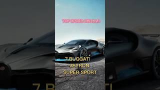 top 10 fastest cars in the world  || #shorts #shortsfeed #fastestcarintheworld