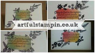 {Artful Stampin Monday ramble} Stampin' Up! Merry Berry stamps