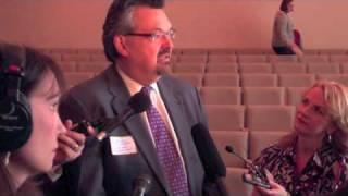 Chief Justice Eric Magnuson at the FOIA Awards--Press confer