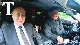 Kim Jong un drives Putin during state visit to North Korea
