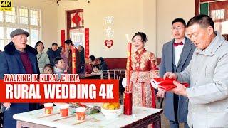 China Rural Wedding | 4K HDR | The Chinese Village Life You Never Seen | 湖南衡阳 | 小镇婚礼