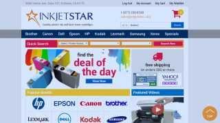 New web design makes shopping for ink and toner cartridge easy and fun - by Inkjetstar.com