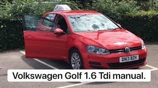 Test Day Show Me Tell Me Questions i-Drive Learning in a Volkswagen Golf 1.6Tdi Manual