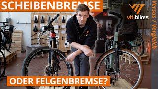 Scheibenbremse besser als Felgenbremse? - Wir geben dir einen Überblick! 