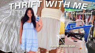 come thrift with me for SUMMER + try on haul