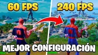 La MEJOR CONFIGURACIÓN para FORTNITE CAPITULO 3 - SUBIR FPS, QUITAR INPUT LAG y MEJOR DALTONISMO