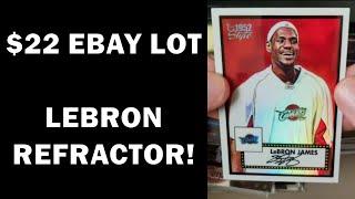 RETRO LOT PURCHASE: I Snagged This $22 eBay Lot in 2019. It Had a LeBron Refractor!