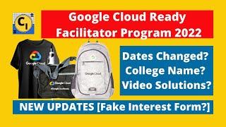 [IMP Update] Google Cloud Ready Facilitator Program 2022 registration | Solutions | Course Intern