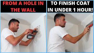 How to Patch Drywall Fast and How Much I Charge For it!