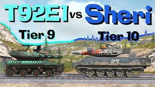 WOT Blitz Face Off || T92E1 vs Sheridan