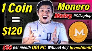 $50 (XMR) Mining 2024 - Crypto Mining Using A Laptop/PC By Kryptex - Monero Mining CPU 2024 