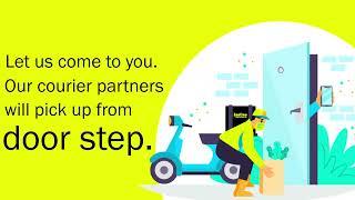 Let our courier partners pick up your products at your doorstep.