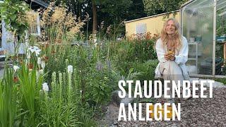 Staudenbeet anlegen  | Beetvorbereitung, Pflanzung & Pflege