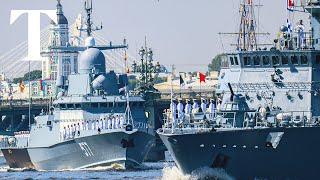 LIVE: Russia holds annual Navy Day parade