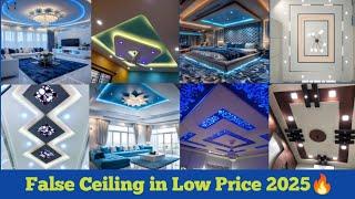 False Ceiling in Low Price 2025 |False Ceiling Design | POP FalseCeiling | Ceiling Design 2025