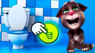 Talking Tom  Problèmes de toilettes ⭐ Super Toons TV - Dessins Animés en Français