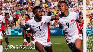 Morocco thrashes Egypt to win first-ever bronze medal in men's soccer | Paris Olympics | NBC Sports