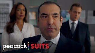 Louis hires movie extras to save the firm | Suits