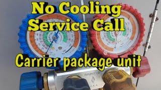 no cooling service call. commercial building call #1. #hvacservice #carrier #hvactraining #hvac