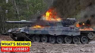 Ukraine’s Armor Challenged: Nearly 40 Leopard Tanks Destroyed!