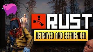 MAKING AND DESTROYING FRIENDSHIPS IN RUST - (PS4 Pro Console Edition Gameplay)