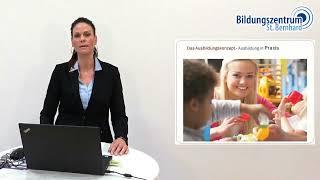 Online Info Abend  Ausbildung Kinderbetreuer*in Bildungszentrum St. Bernhard