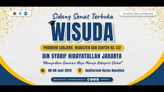 DAY 1-WISUDA PROGRAM SARJANA, MAGISTER, DAN DOKTOR KE-132 | UIN SYARIF HIDAYATULLAH JAKARTA