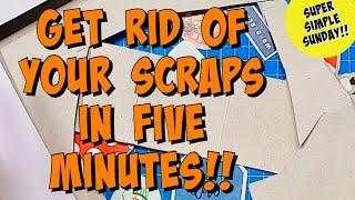 NO MORE SCRAPS!! use your SCRAPS! QUICK SCRAP CRAFT IDEA️️