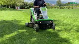 Martin Carty Garden Services Etesia Hydro 80 Ride on Mower in Action