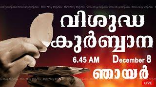 Holy Mass I Malayalam Mass I December 8 I Sunday I Qurbana I 6.45 AM