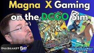 Playing Magnamon Armor on the DCGO Sim | Digimon Card Game | EX7 Digimon Liberator