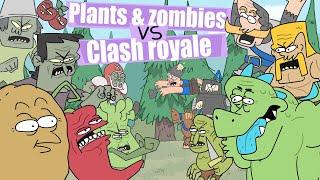 Plants and Zombies VS Clash Royale (Animação)