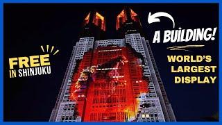 Things To Do In SHINJUKU  Tokyo Metropolitan Government Building Projection Mapping FREE SHOW