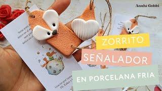 SEÑALADOR ZORRITO - PORCELANA FRIA - PASO A PASO - DIY