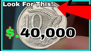 10 Cent Australia most valuable 10 Cent Coin worth up to $.40,000 Look For This!