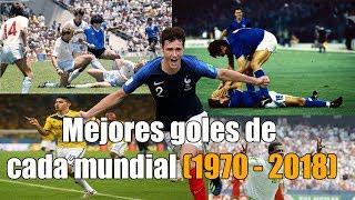 El mejor gol de cada Mundial (1970 - 2018)