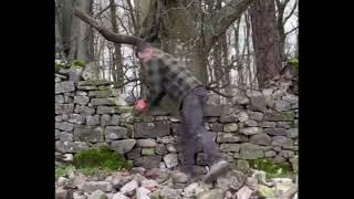 Dry Stone Walling - A quick field wall (time lapse)