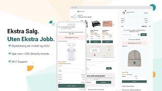 ReConvert Mersalg og Krysssalg | Best Shopify Upsell & Cross Sell App