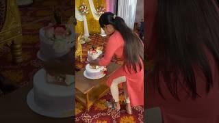 5kg Wedding Spacer Cake Venue Setup⁉️|#youtubeshorts #shortvideo #shorts #srijuu