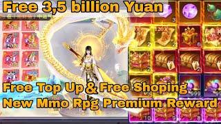 Auto Sultan Mmo Rpg Premium Reward - Free 3,5B Yuan + Wing, Skin, Pet, Aura Dragon - Instan LV 200