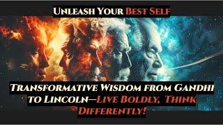 Unleash Your Best Self: Transformative Wisdom from Gandhi to Lincoln—Live Boldly, Think Differently