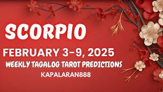 WOW! 777 SUDDEN WEALTH! ️ SCORPIO FEBRUARY 3-9, 2025 WEEKLY TAGALOG TAROT PREDICTIONS #KAPALARAN888