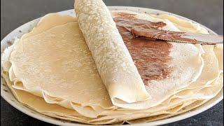 Pancakes without milk, without eggs, without butter, without sugar / Economic and inratable recipe